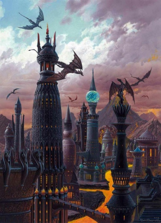 “Old Valyria.” Image Credit: Ted Nasmith
